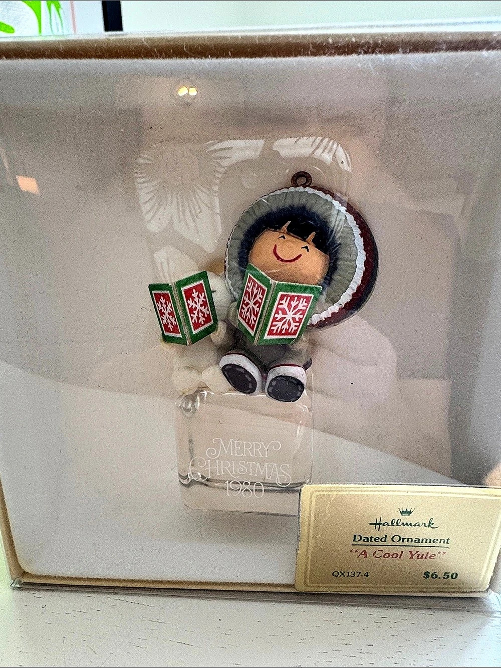 RARE Hallmark Frosty Friends 1989 A Cool Yule Ornament